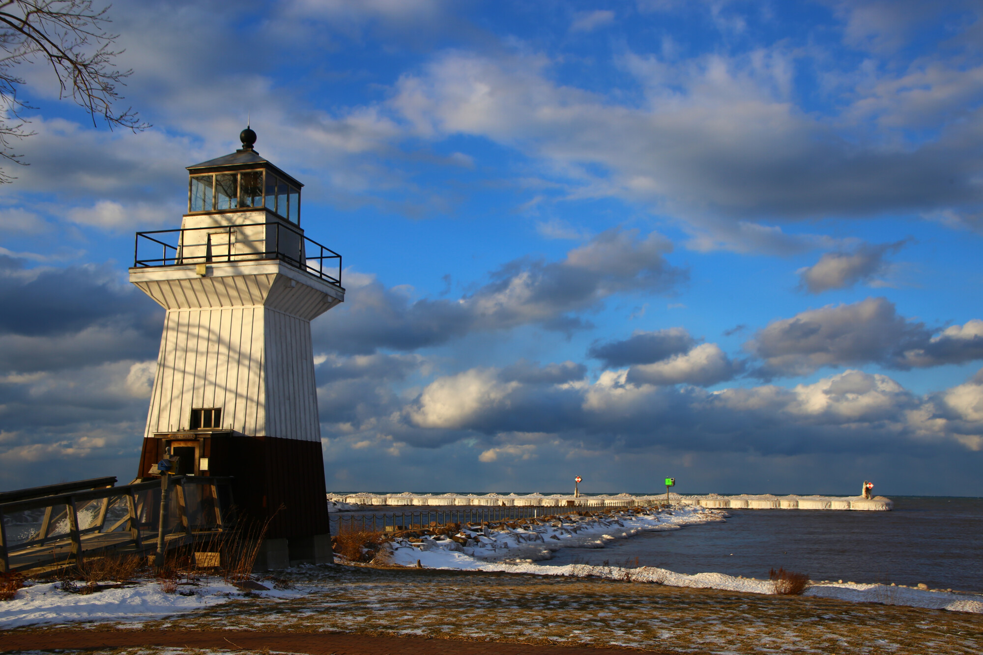 The Oak Orchard Lighthouse in Point Breeze
